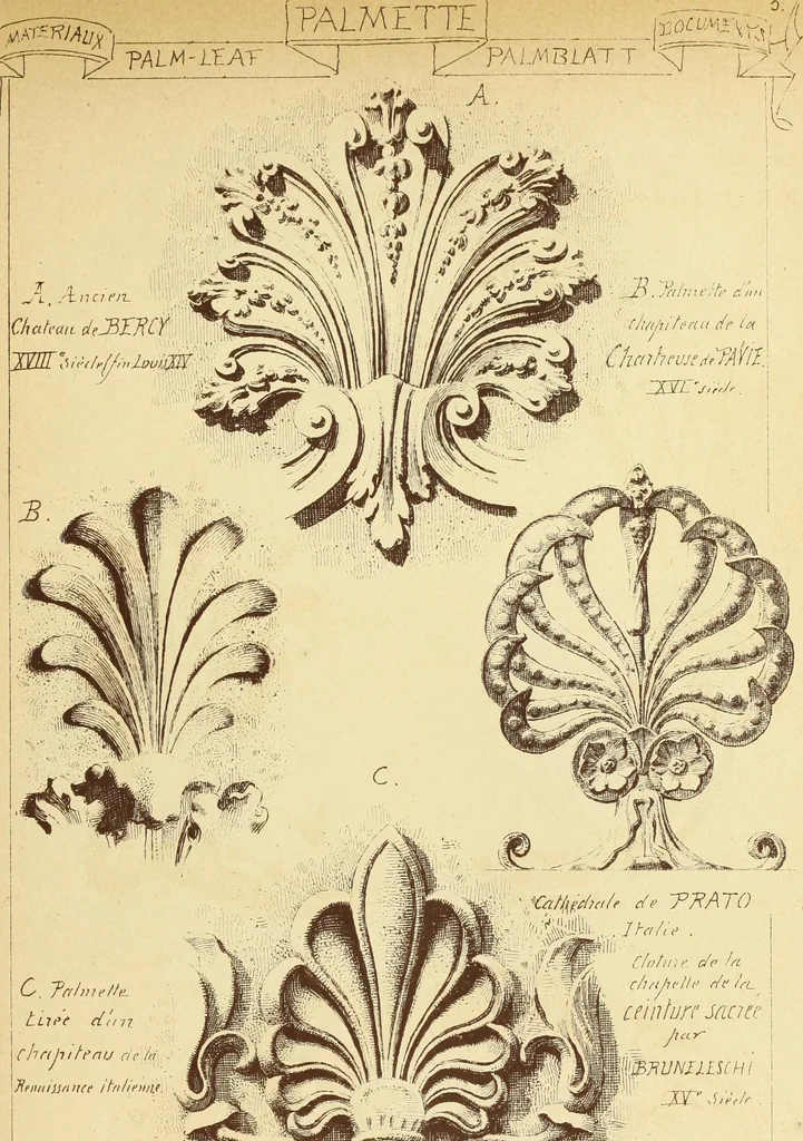 An illustration from Materials and documents of architecture and sculpture : classified alphabetically, 1915, leaf 260