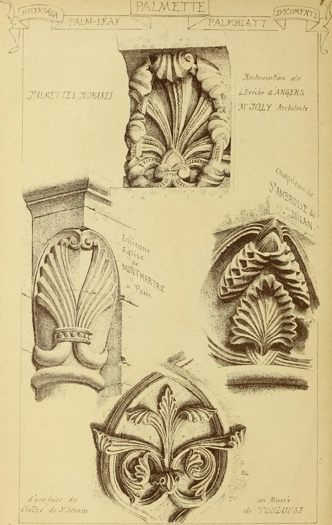 An illustration from Materials and documents of architecture and sculpture : classified alphabetically, 1915, leaf 263
