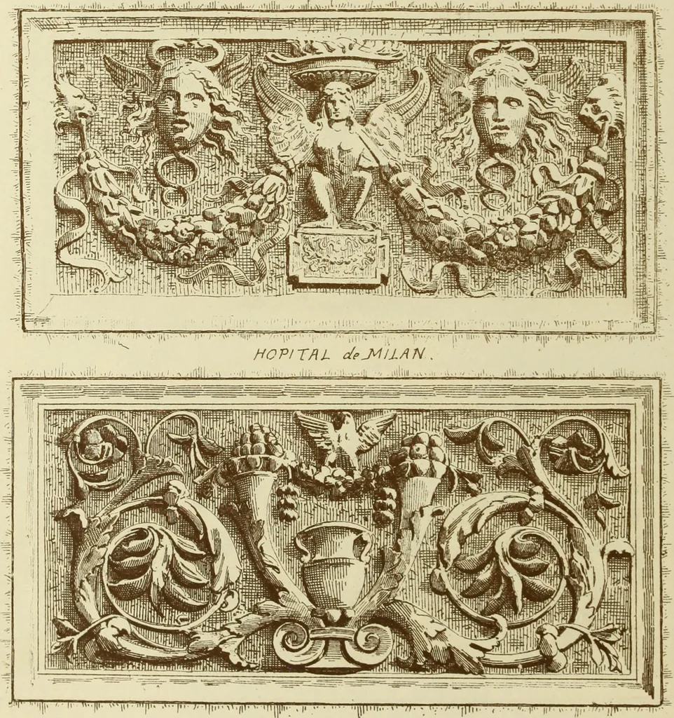 An illustration from Materials and documents of architecture and sculpture : classified alphabetically, 1915, leaf 265