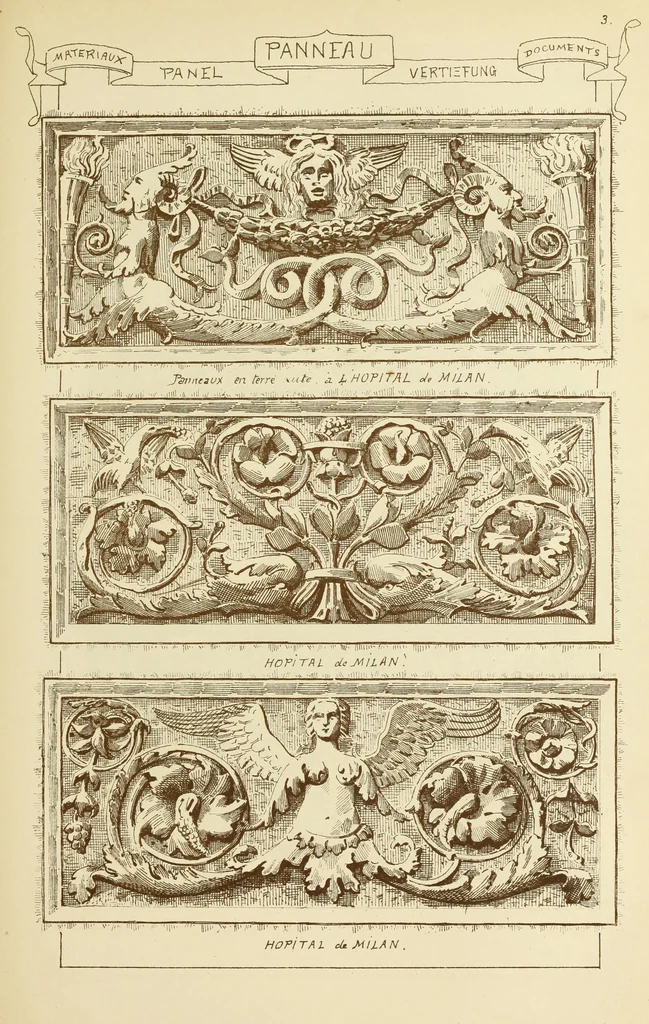 An illustration from Materials and documents of architecture and sculpture : classified alphabetically, 1915, leaf 266