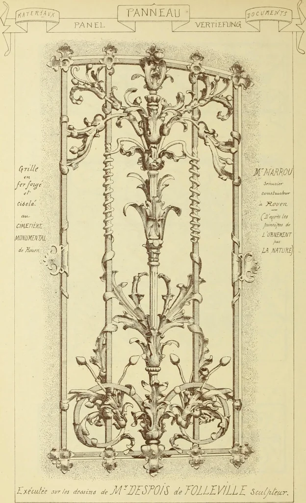 An illustration from Materials and documents of architecture and sculpture : classified alphabetically, 1915, leaf 275