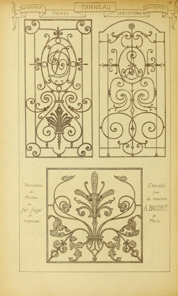 An illustration from Materials and documents of architecture and sculpture : classified alphabetically, 1915, leaf 279