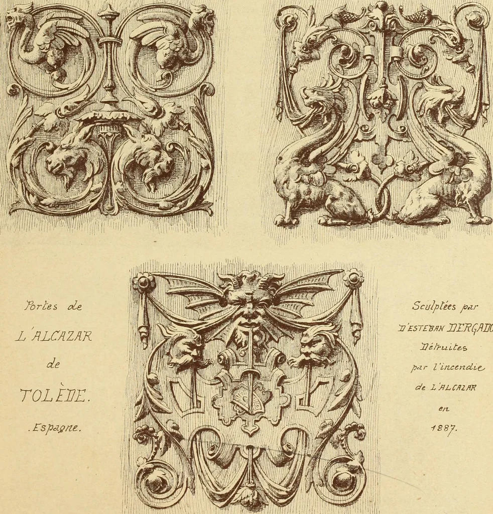 An illustration from Materials and documents of architecture and sculpture : classified alphabetically, 1915, leaf 296