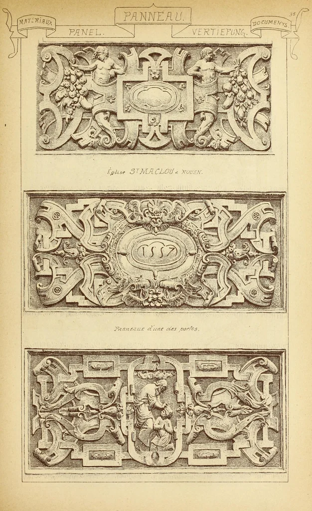 An illustration from Materials and documents of architecture and sculpture : classified alphabetically, 1915, leaf 298