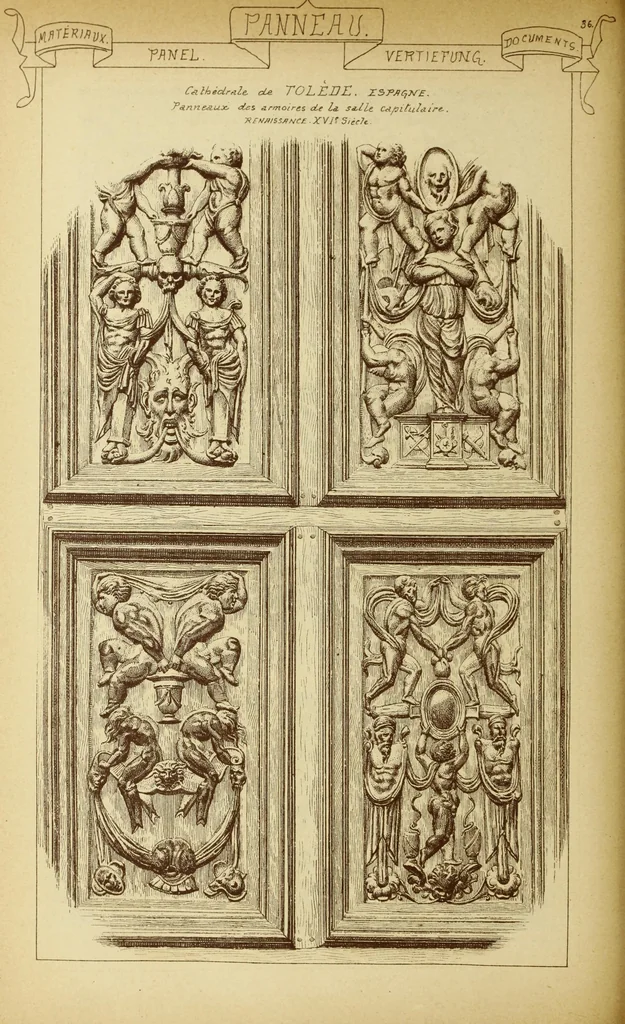 An illustration from Materials and documents of architecture and sculpture : classified alphabetically, 1915, leaf 299