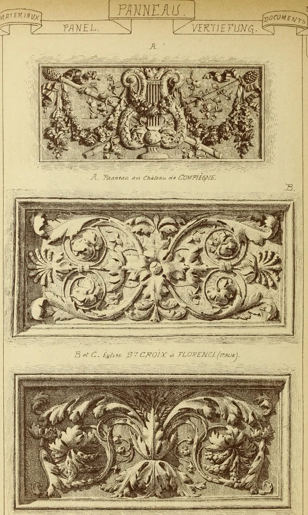 An illustration from Materials and documents of architecture and sculpture : classified alphabetically, 1915, leaf 301