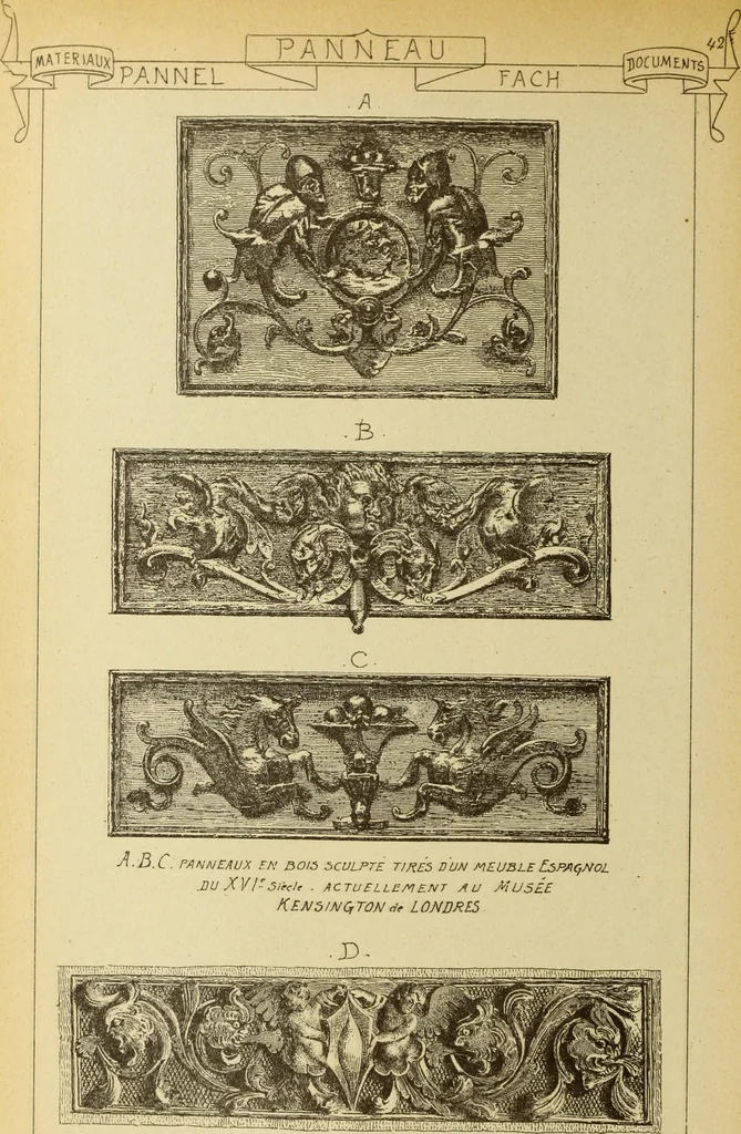 An illustration from Materials and documents of architecture and sculpture : classified alphabetically, 1915, leaf 305