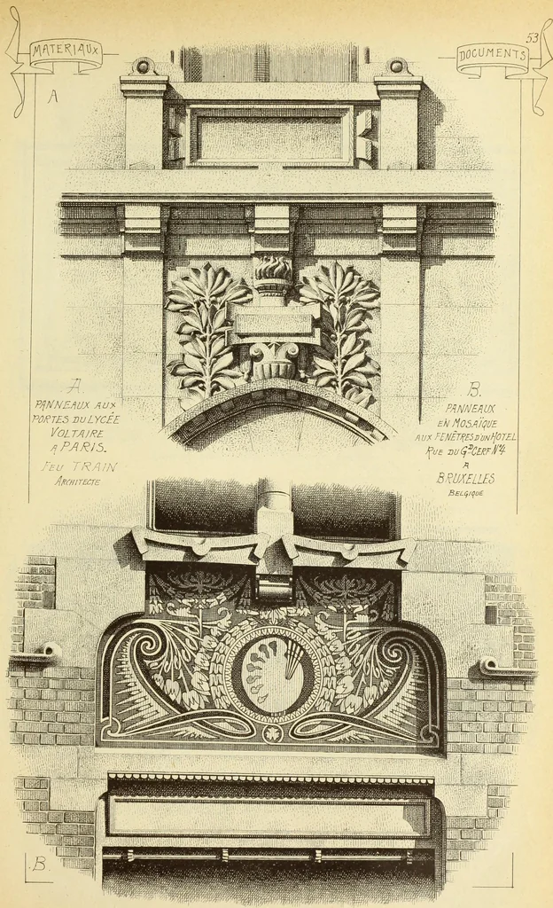 An illustration from Materials and documents of architecture and sculpture : classified alphabetically, 1915, leaf 316