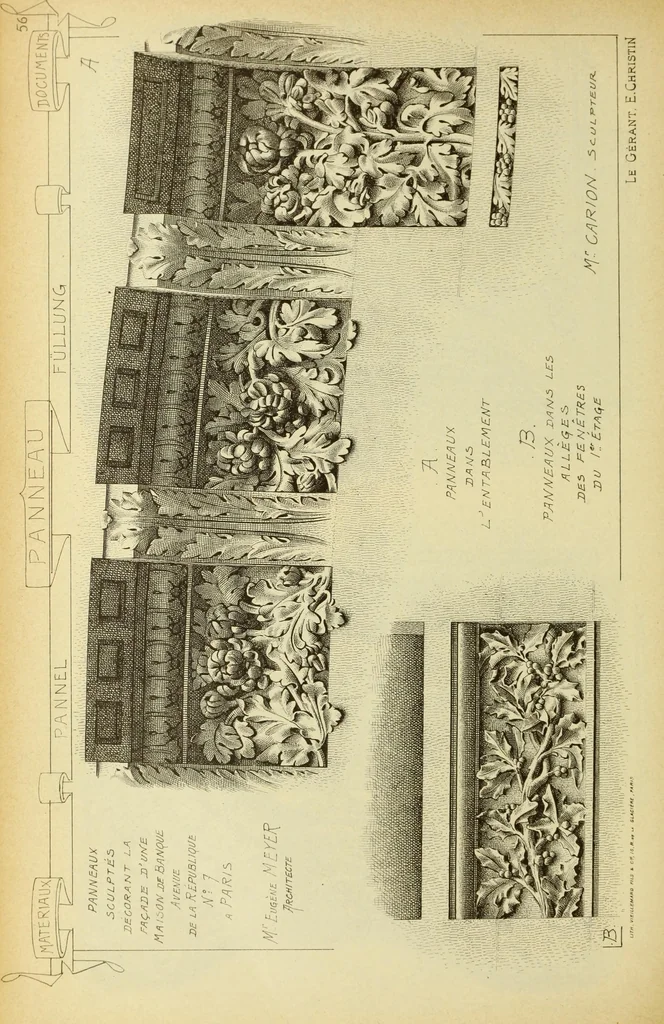 An illustration from Materials and documents of architecture and sculpture : classified alphabetically, 1915, leaf 319