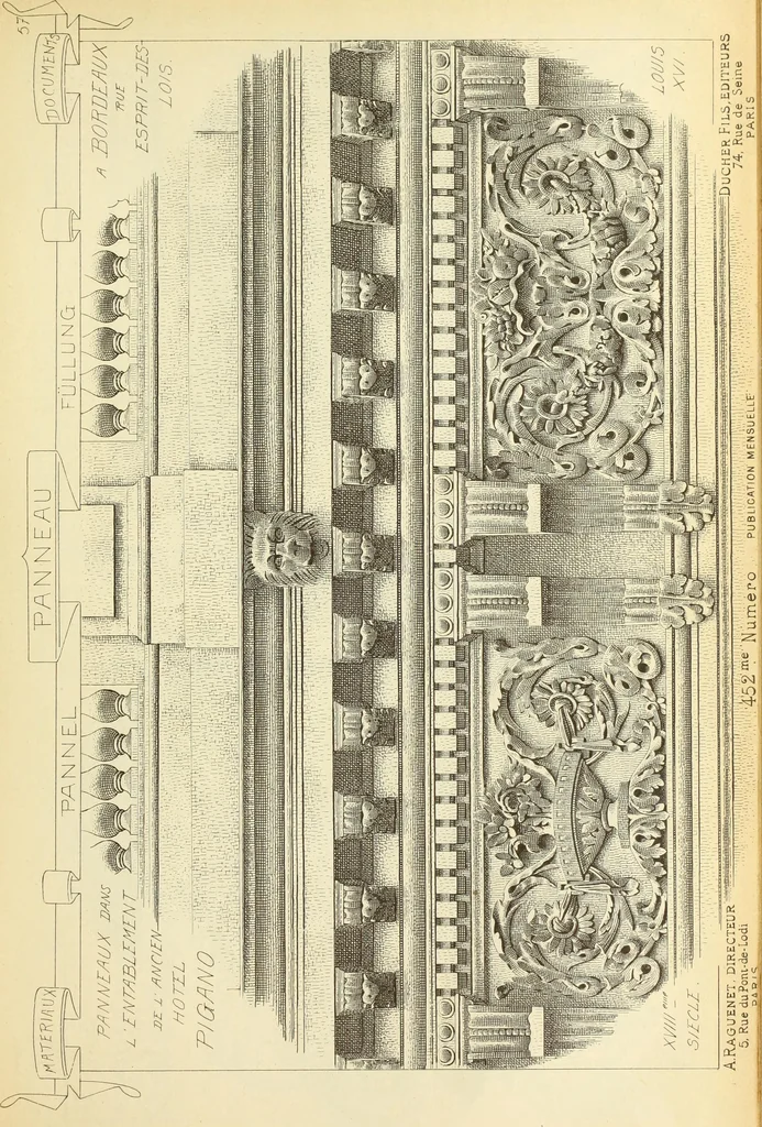 An illustration from Materials and documents of architecture and sculpture : classified alphabetically, 1915, leaf 320