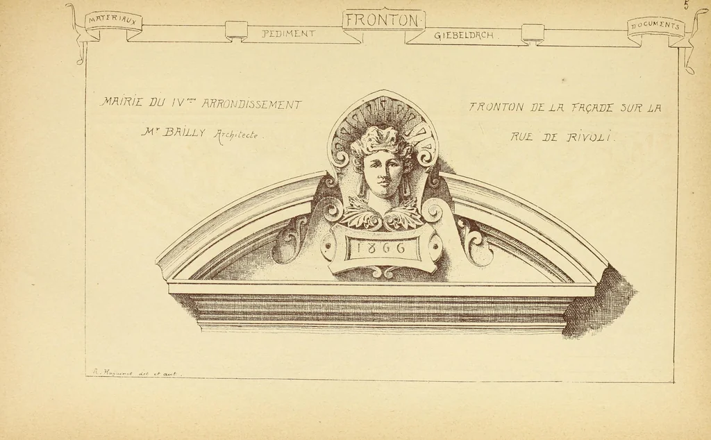 An illustration from Materials and documents of architecture and sculpture : classified alphabetically, 1915, leaf 332