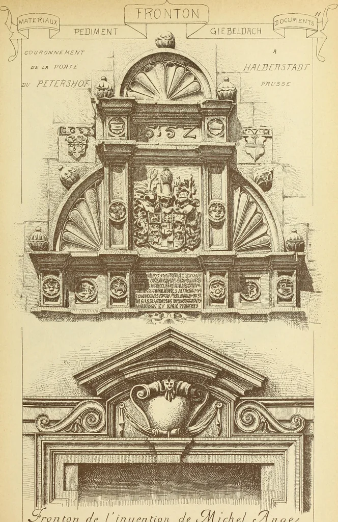 An illustration from Materials and documents of architecture and sculpture : classified alphabetically, 1915, leaf 338