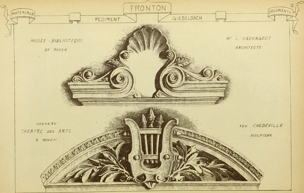 An illustration from Materials and documents of architecture and sculpture : classified alphabetically, 1915, leaf 339