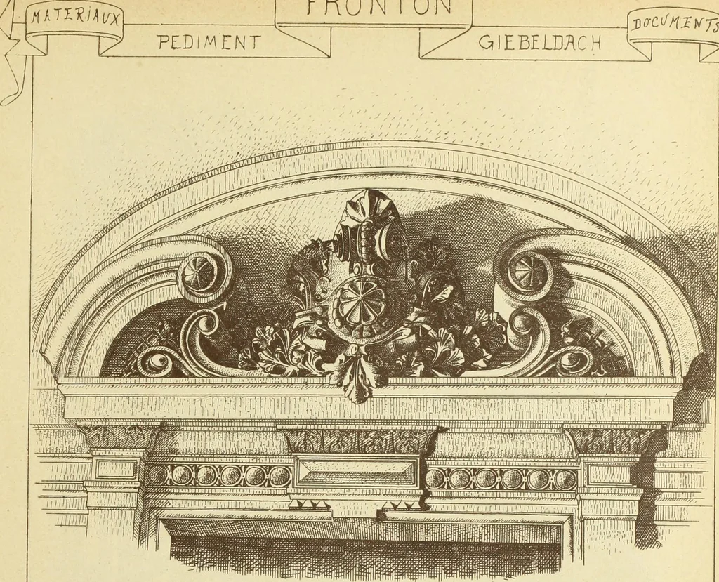 An illustration from Materials and documents of architecture and sculpture : classified alphabetically, 1915, leaf 340