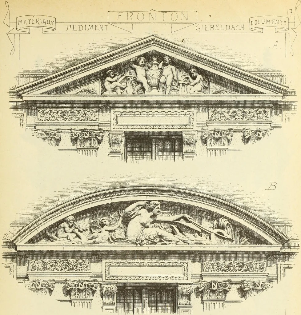 An illustration from Materials and documents of architecture and sculpture : classified alphabetically, 1915, leaf 344