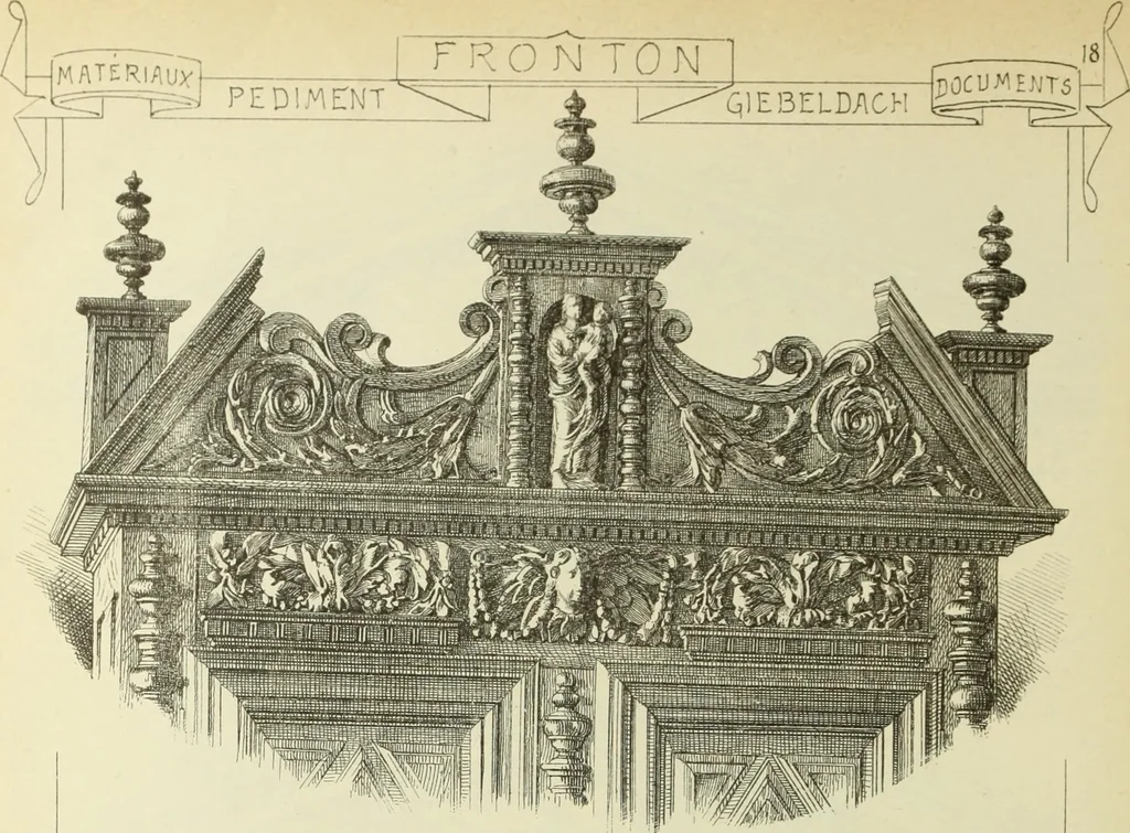 An illustration from Materials and documents of architecture and sculpture : classified alphabetically, 1915, leaf 345