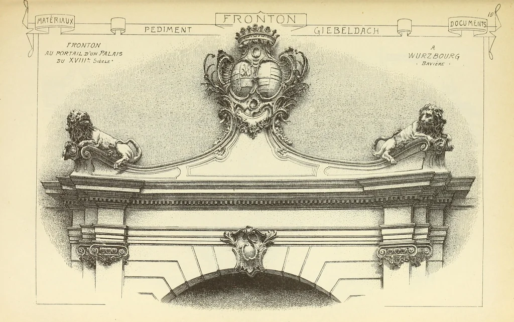 An illustration from Materials and documents of architecture and sculpture : classified alphabetically, 1915, leaf 346