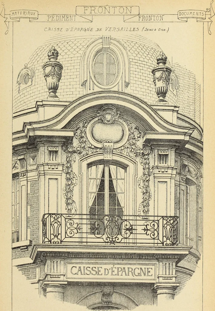 An illustration from Materials and documents of architecture and sculpture : classified alphabetically, 1915, leaf 352