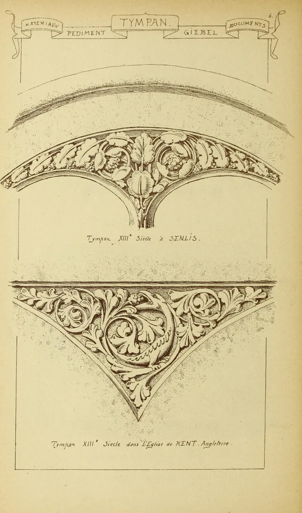An illustration from Materials and documents of architecture and sculpture : classified alphabetically, 1915, leaf 365
