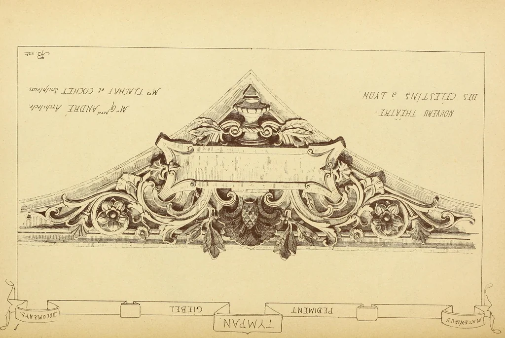 An illustration from Materials and documents of architecture and sculpture : classified alphabetically, 1915, leaf 366