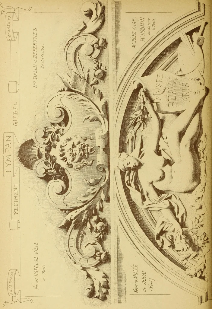 An illustration from Materials and documents of architecture and sculpture : classified alphabetically, 1915, leaf 371