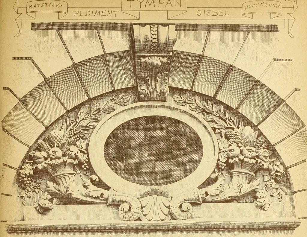 An illustration from Materials and documents of architecture and sculpture : classified alphabetically, 1915, leaf 372