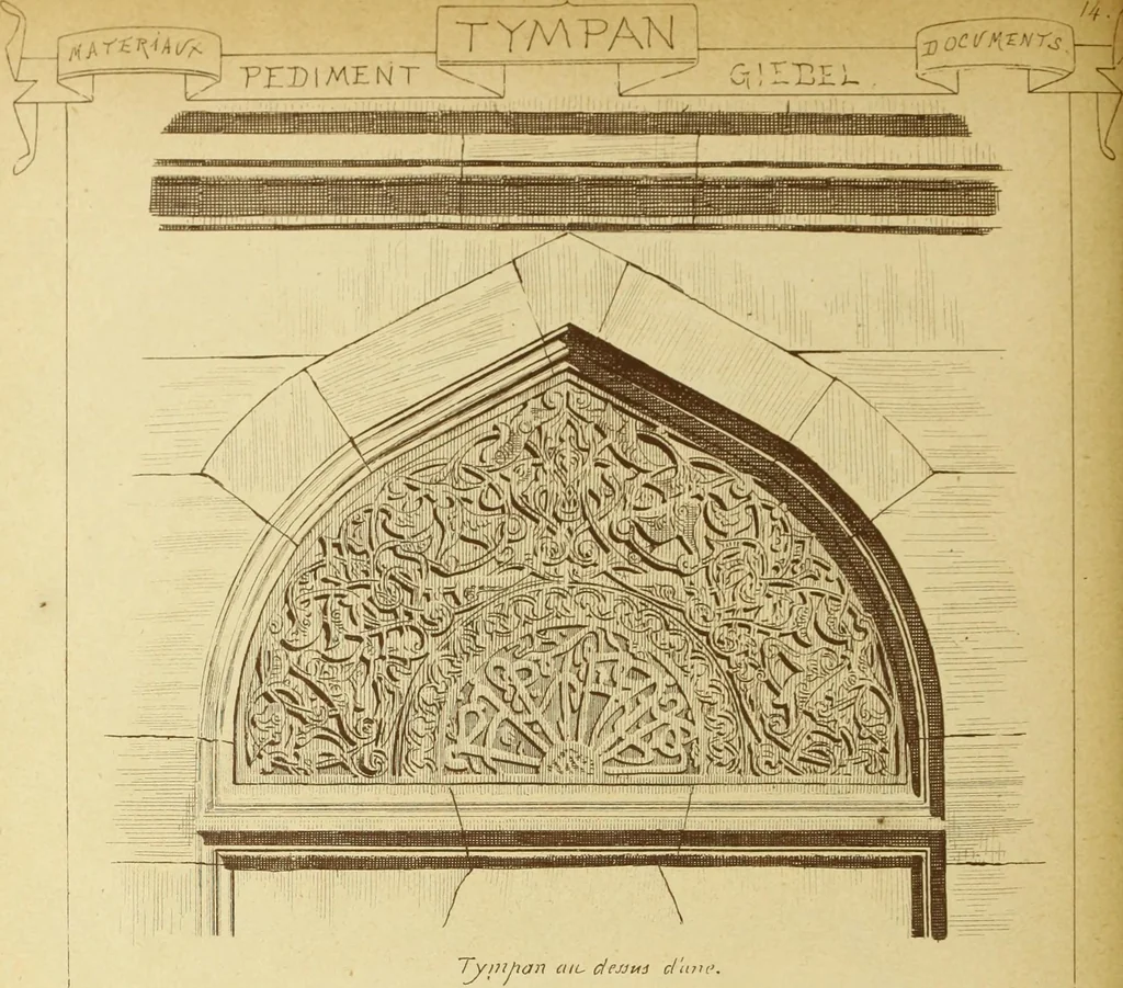 An illustration from Materials and documents of architecture and sculpture : classified alphabetically, 1915, leaf 373