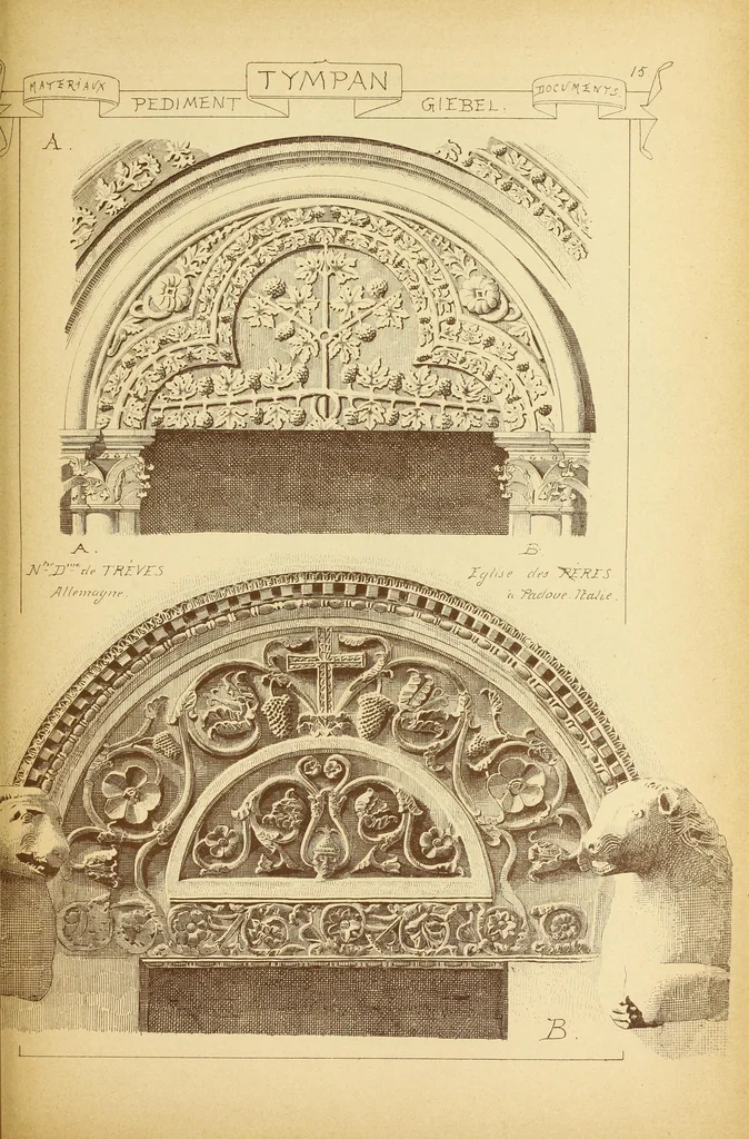 An illustration from Materials and documents of architecture and sculpture : classified alphabetically, 1915, leaf 374