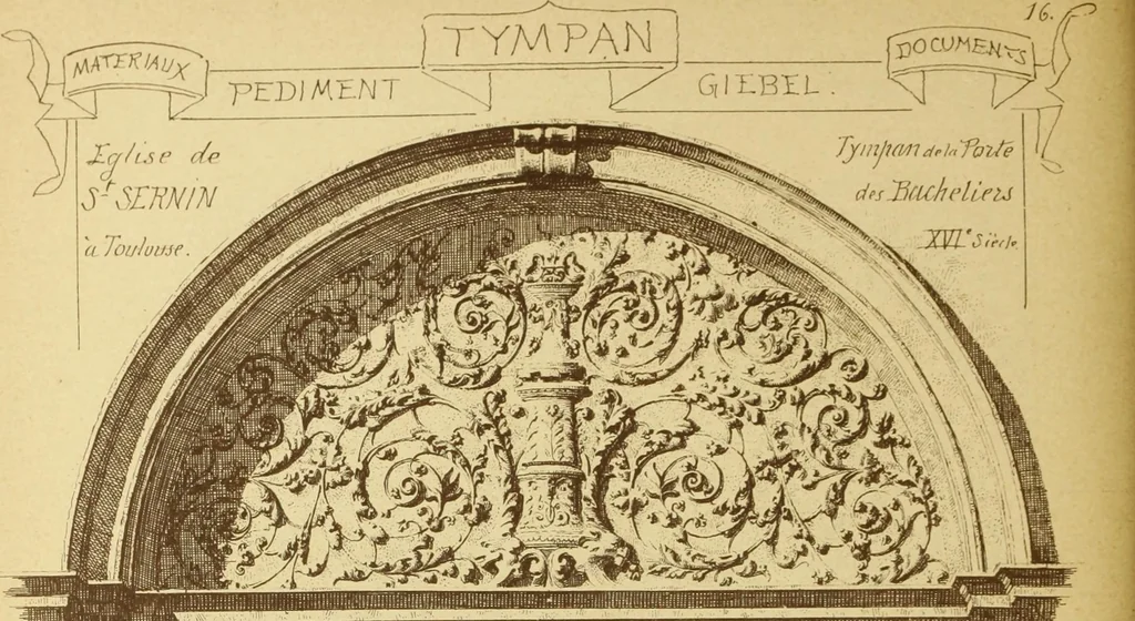 An illustration from Materials and documents of architecture and sculpture : classified alphabetically, 1915, leaf 375