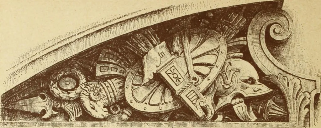 An illustration from Materials and documents of architecture and sculpture : classified alphabetically, 1915, leaf 377