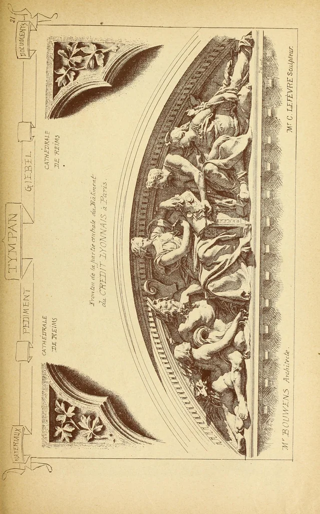 An illustration from Materials and documents of architecture and sculpture : classified alphabetically, 1915, leaf 380