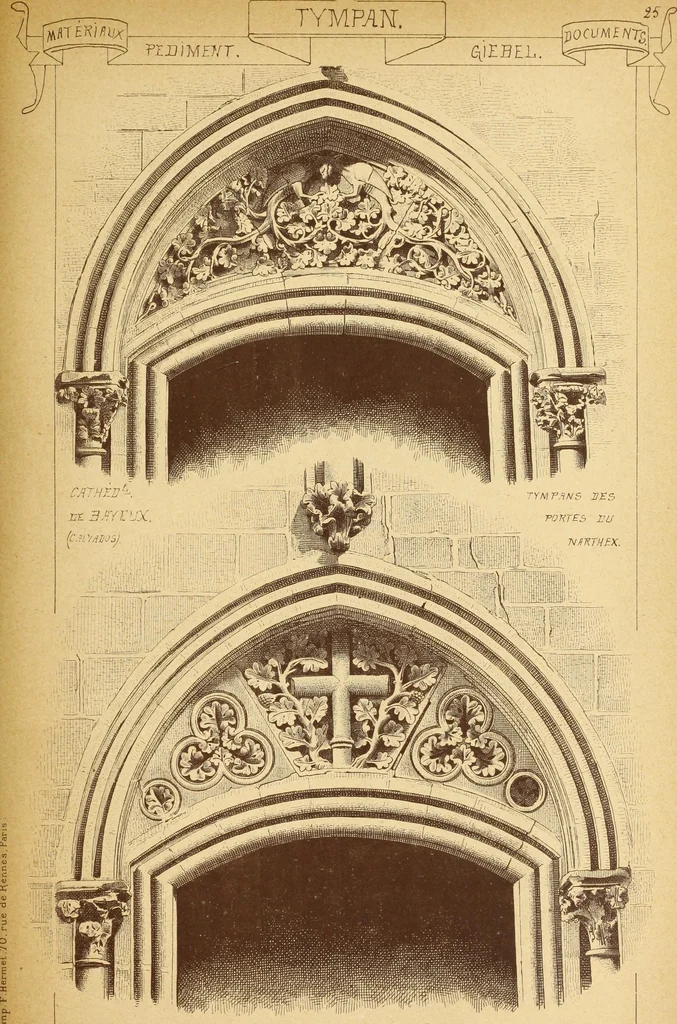 An illustration from Materials and documents of architecture and sculpture : classified alphabetically, 1915, leaf 384