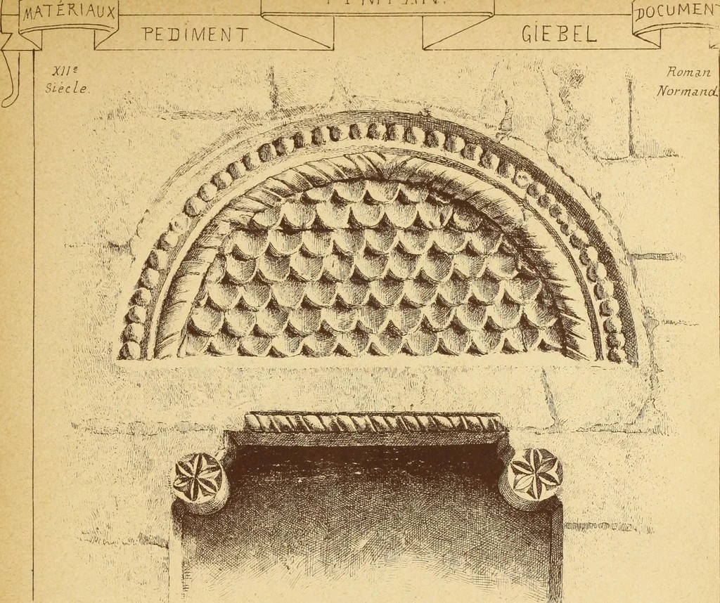 An illustration from Materials and documents of architecture and sculpture : classified alphabetically, 1915, leaf 386