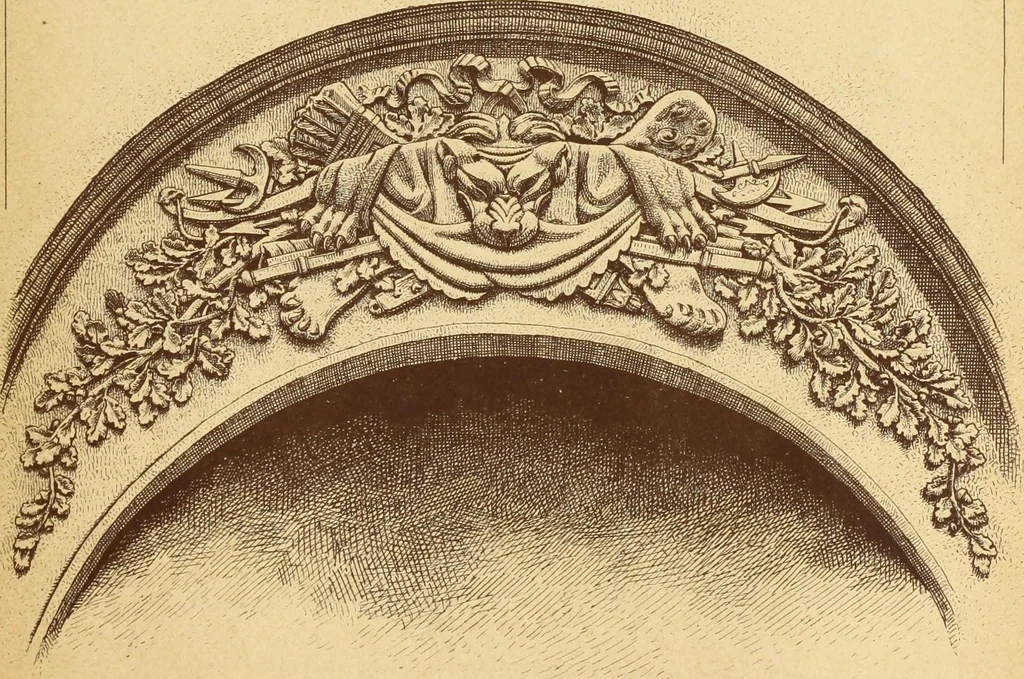 An illustration from Materials and documents of architecture and sculpture : classified alphabetically, 1915, leaf 386