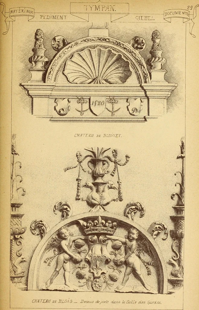 An illustration from Materials and documents of architecture and sculpture : classified alphabetically, 1915, leaf 388