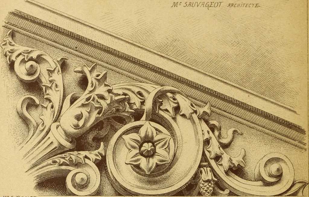 An illustration from Materials and documents of architecture and sculpture : classified alphabetically, 1915, leaf 391
