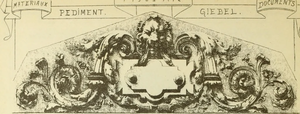 An illustration from Materials and documents of architecture and sculpture : classified alphabetically, 1915, leaf 395