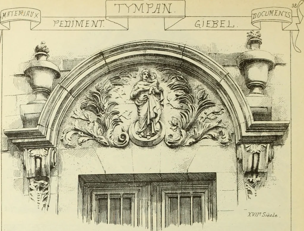 An illustration from Materials and documents of architecture and sculpture : classified alphabetically, 1915, leaf 397