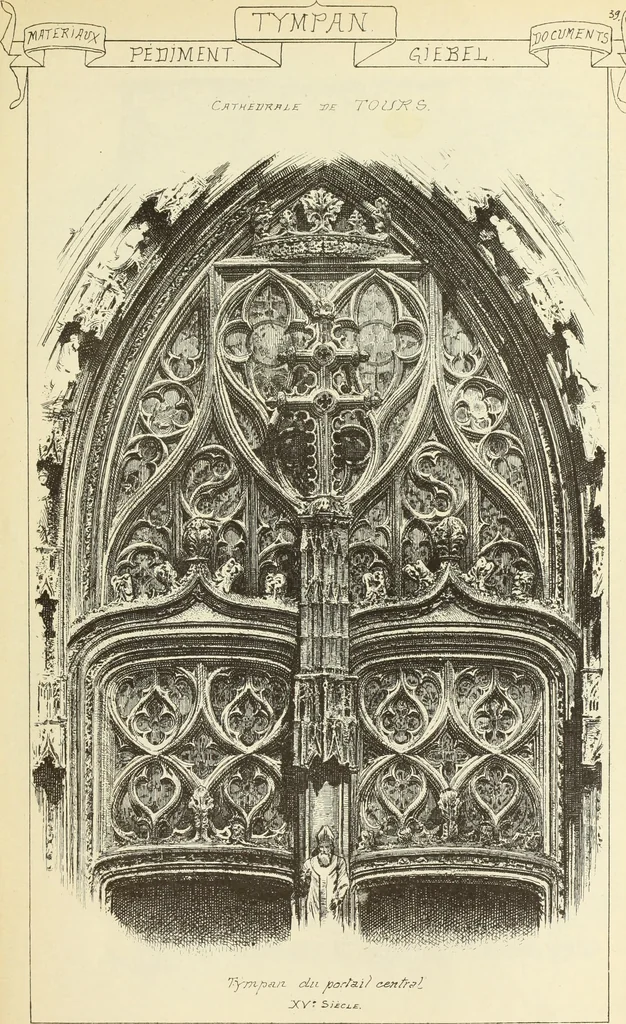 An illustration from Materials and documents of architecture and sculpture : classified alphabetically, 1915, leaf 398