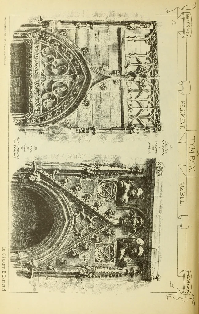 An illustration from Materials and documents of architecture and sculpture : classified alphabetically, 1915, leaf 399