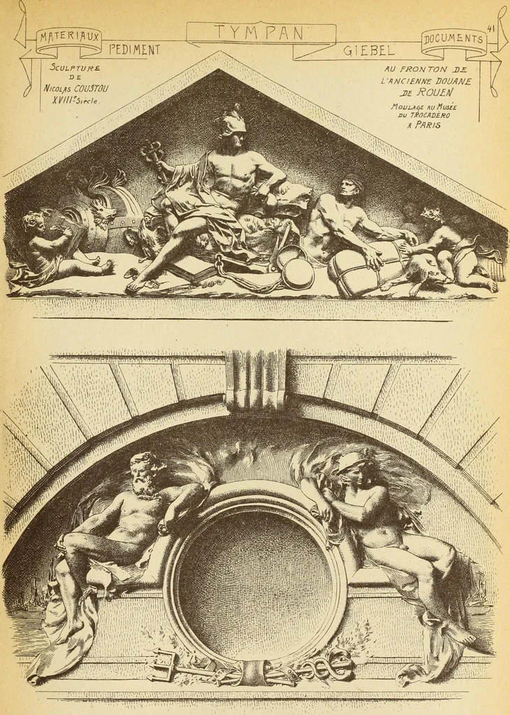 An illustration from Materials and documents of architecture and sculpture : classified alphabetically, 1915, leaf 400