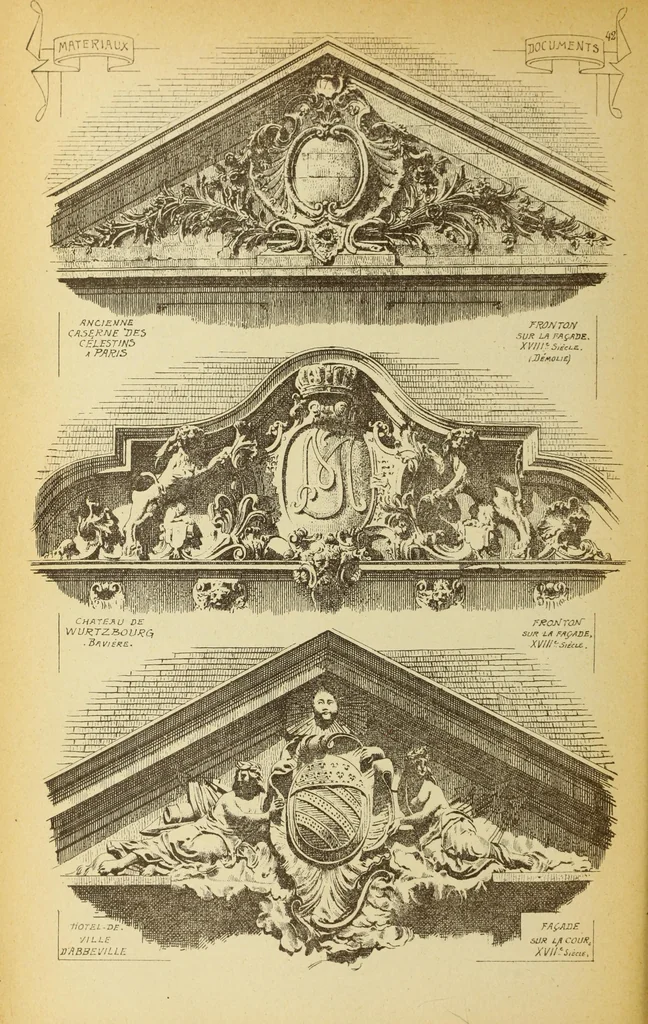 An illustration from Materials and documents of architecture and sculpture : classified alphabetically, 1915, leaf 401