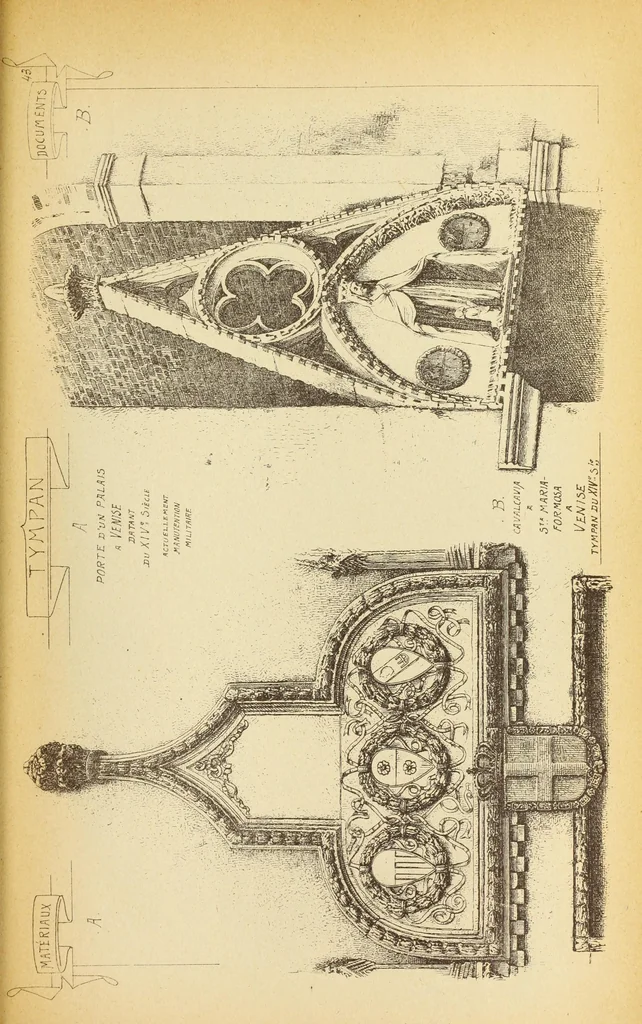 An illustration from Materials and documents of architecture and sculpture : classified alphabetically, 1915, leaf 402