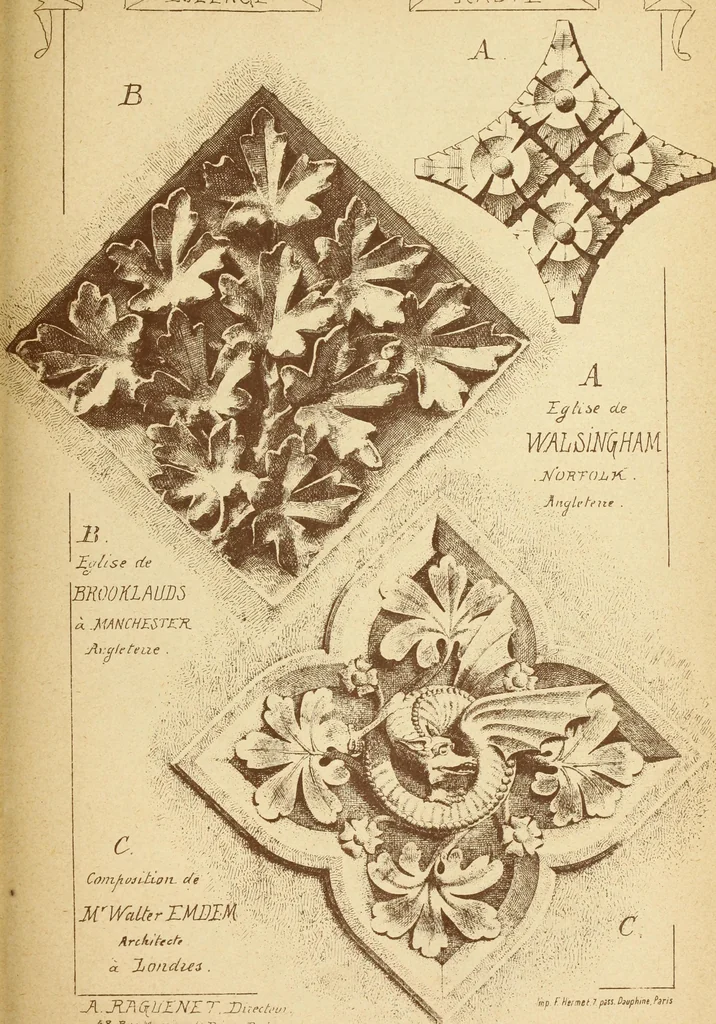An illustration from Materials and documents of architecture and sculpture : classified alphabetically, 1915, leaf 56