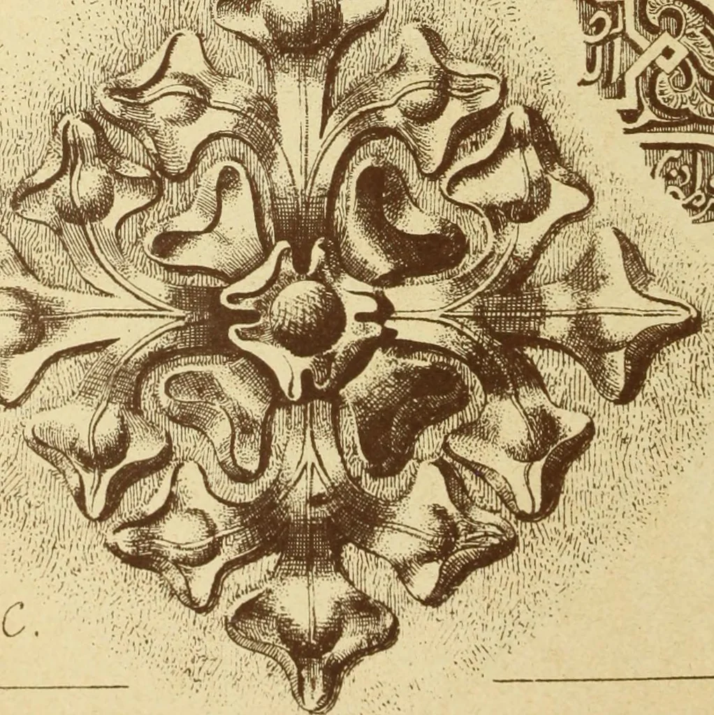 An illustration from Materials and documents of architecture and sculpture : classified alphabetically, 1915, leaf 57