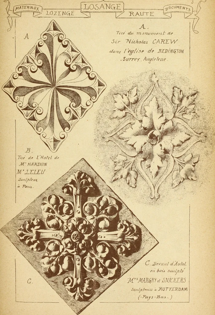 An illustration from Materials and documents of architecture and sculpture : classified alphabetically, 1915, leaf 58