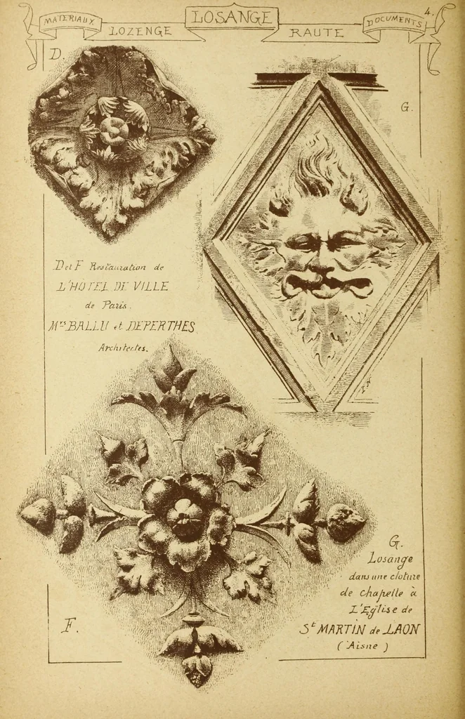 An illustration from Materials and documents of architecture and sculpture : classified alphabetically, 1915, leaf 59