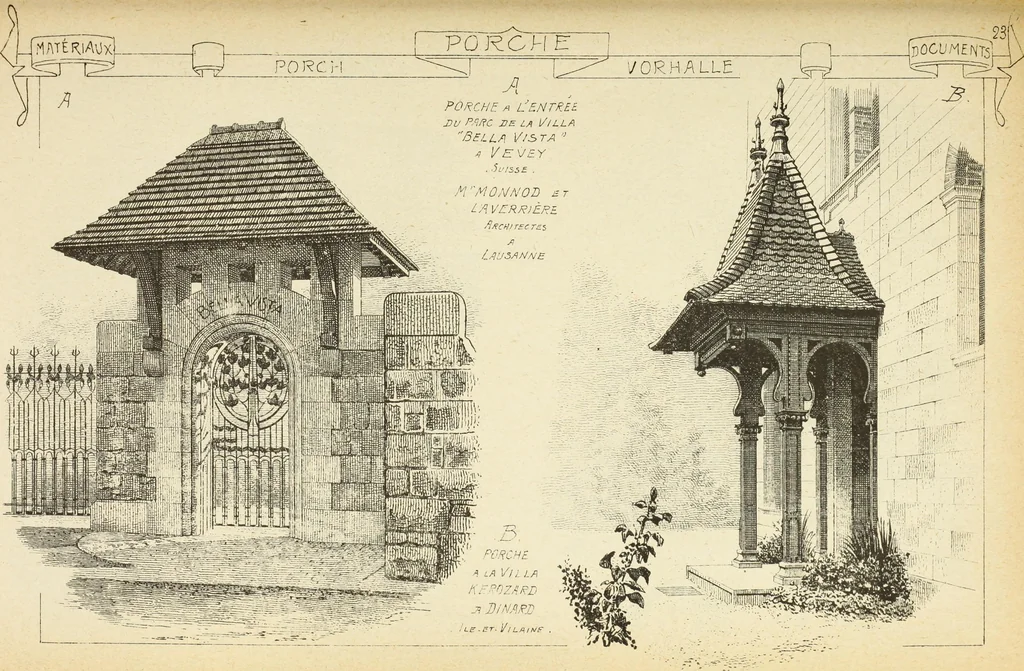 An illustration from Materials and documents of architecture and sculpture : classified alphabetically, 1915, leaf 104