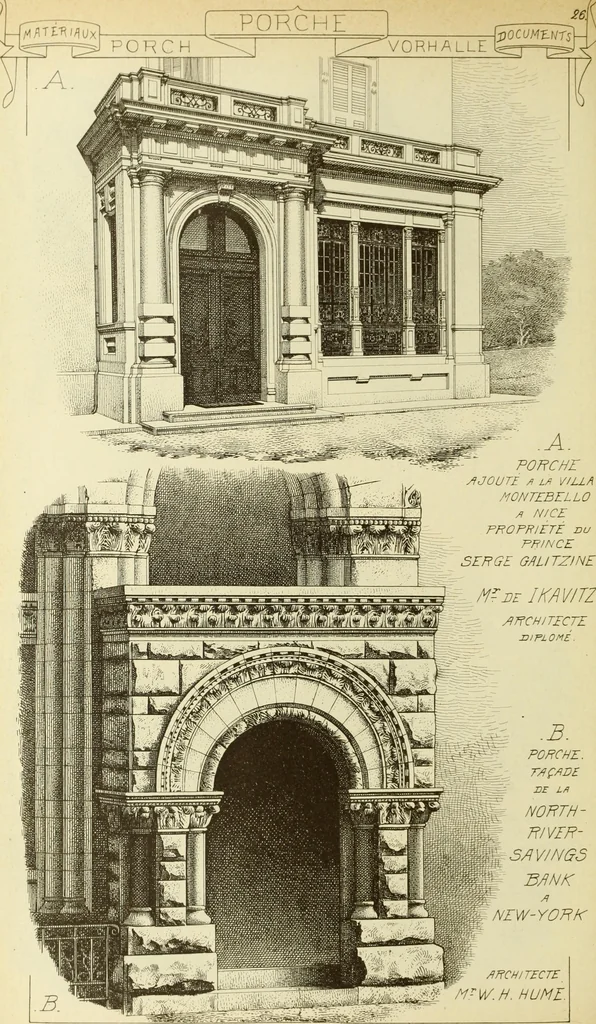 An illustration from Materials and documents of architecture and sculpture : classified alphabetically, 1915, leaf 107