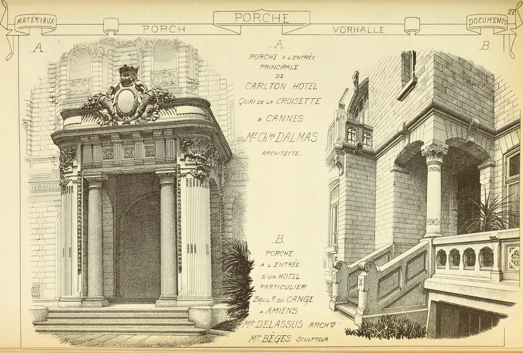 An illustration from Materials and documents of architecture and sculpture : classified alphabetically, 1915, leaf 108